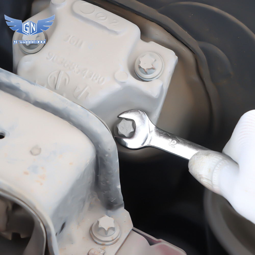 12pc Metric Flexible Head Ratcheting Wrench 8-19mm Combination Spanner Tool Set