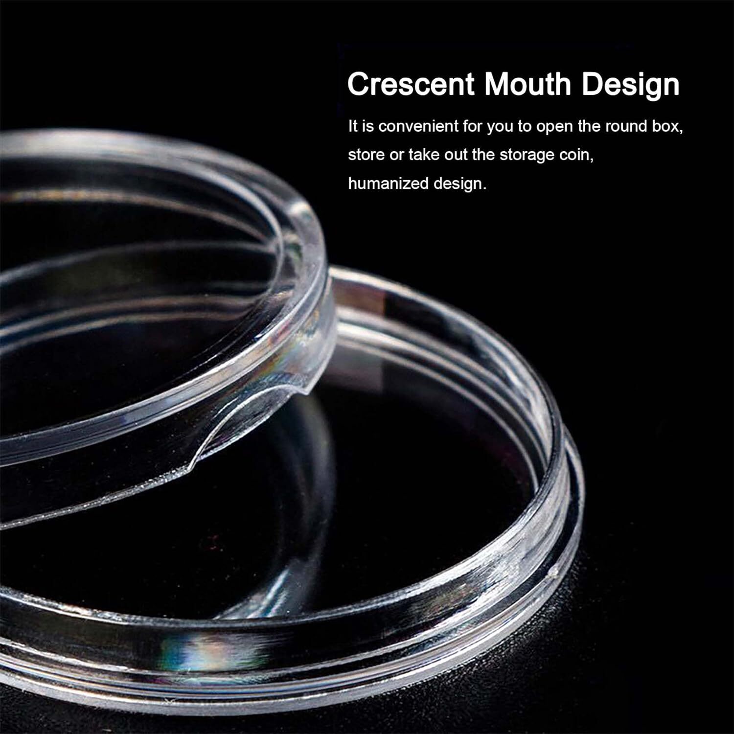 100X 19mm Coin Holders Capsules Clear Round Storage Direct for US Penny 1 cent