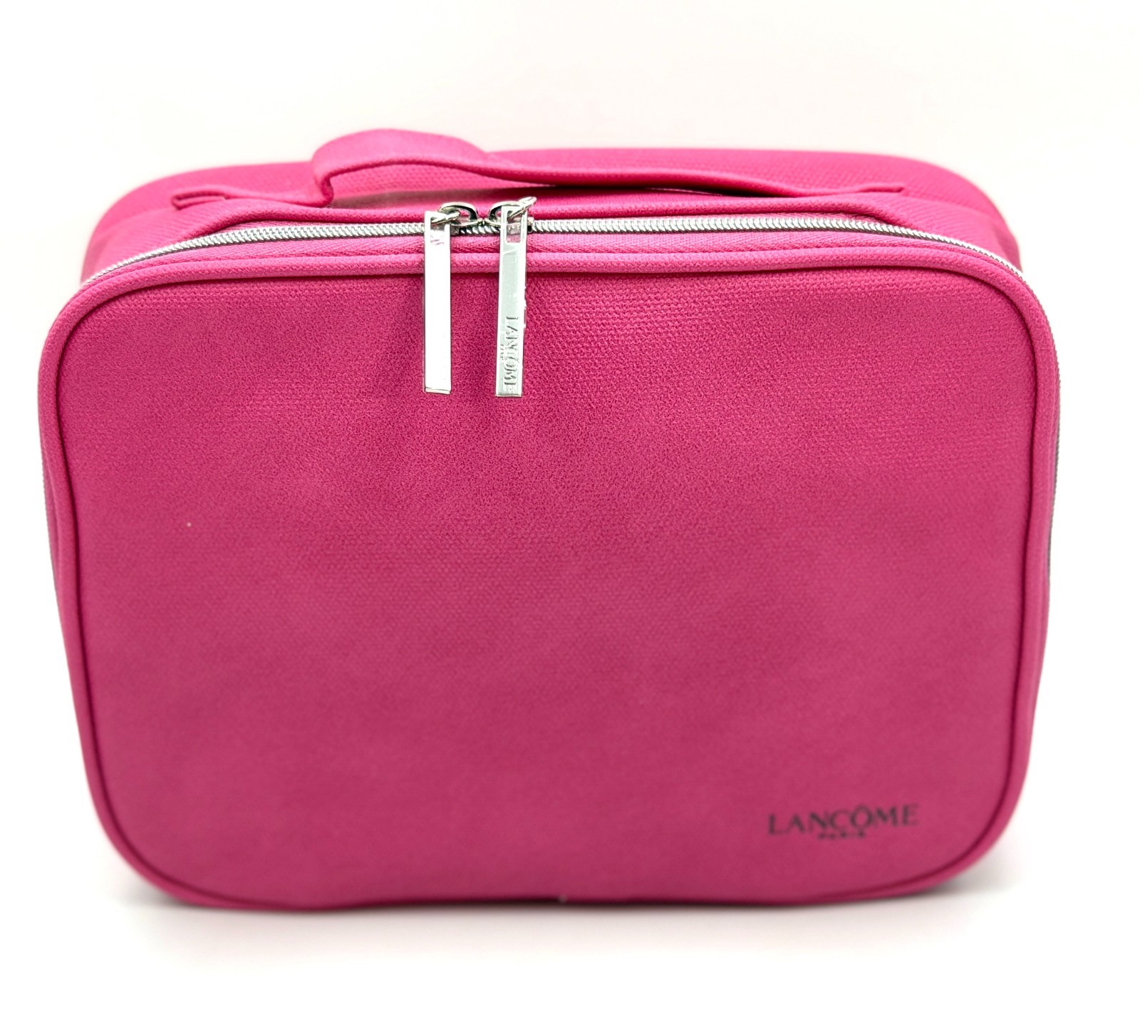 Lancome Makeup Train Case Bag ~ Rose Pink  ~ with Handle