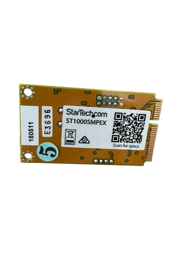 2 - StarTech Mini PCI Express Gigabit Ethernet Network Adapter Read Description