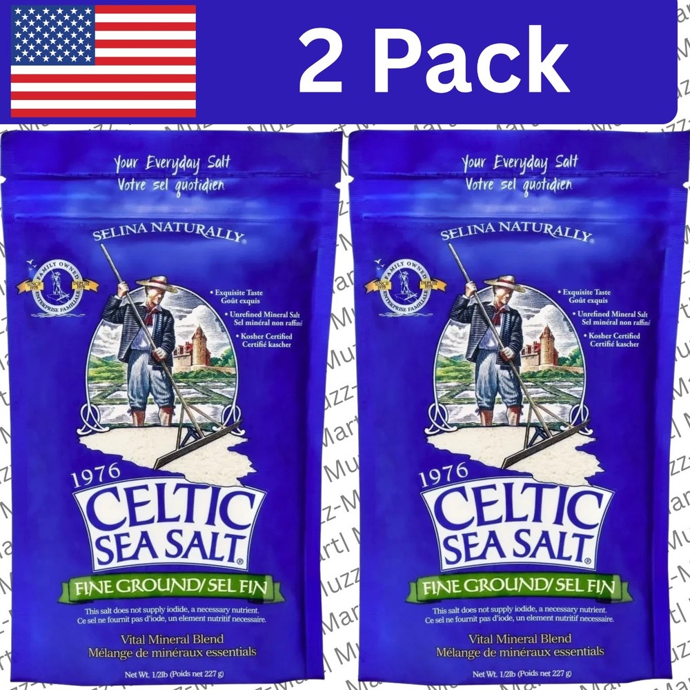 Selina Blue Celtic Salt 8oz 2pack
