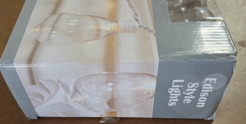 40 Edison Style String Lights Bulbs Indoor/Outdoor (UL Certified)