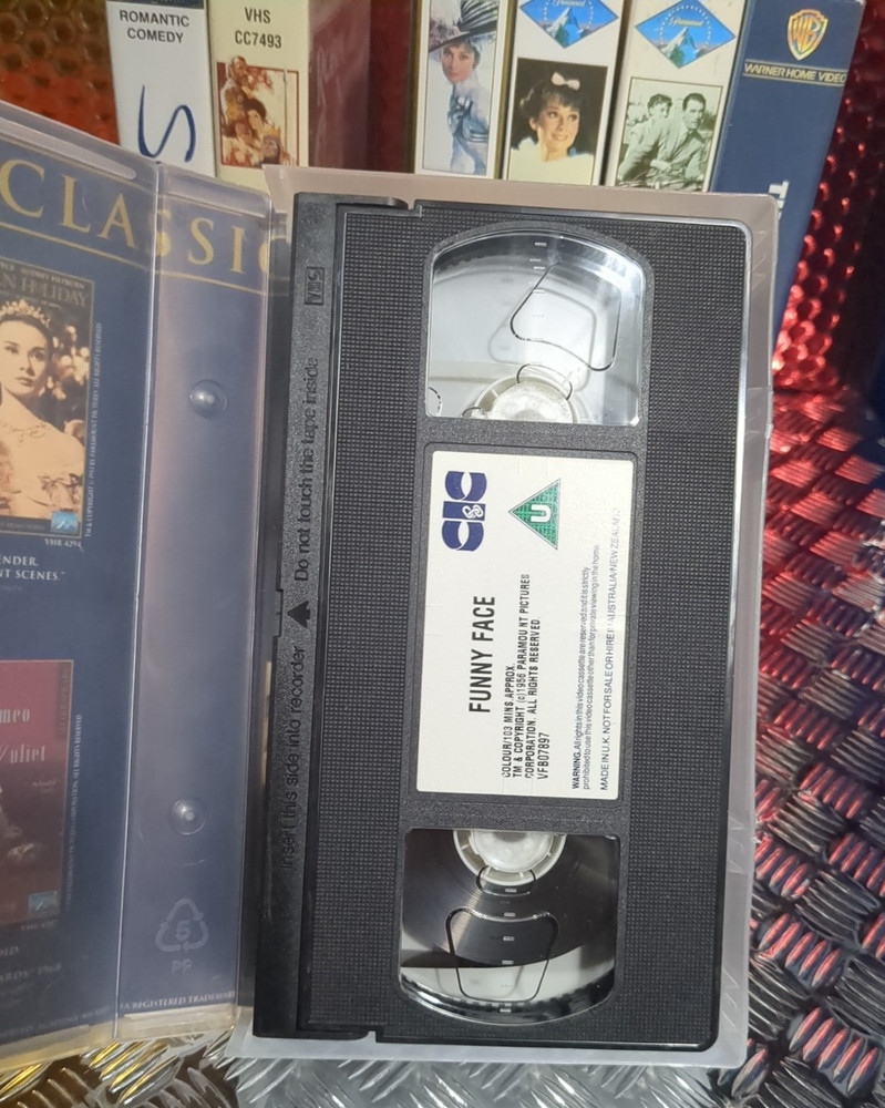 Audrey Hepburn VHS Bundle 7x Video Cassettes