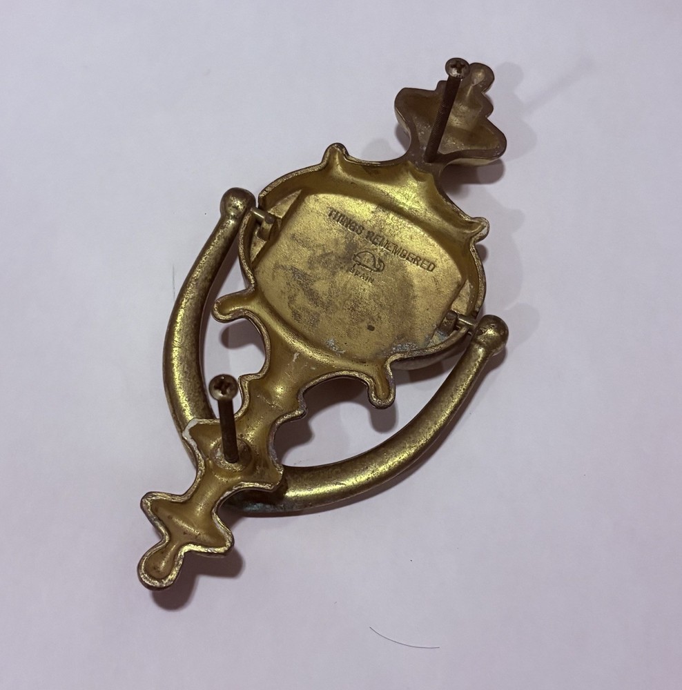 Vintage Things Remembered Solid Brass Door Knocker Engraved “O’hara” Decor X