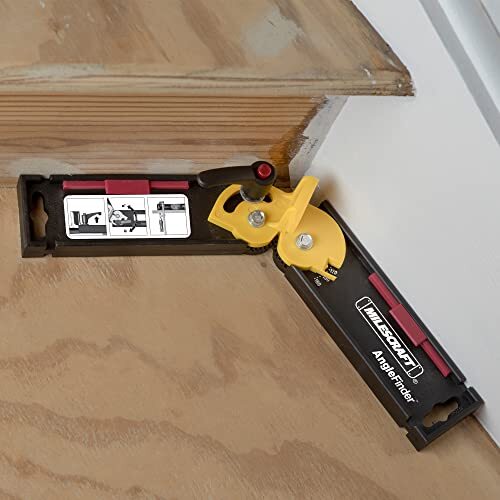 Anglefinder, Retractable edge guides for layout, Angle divider for easy miter sa