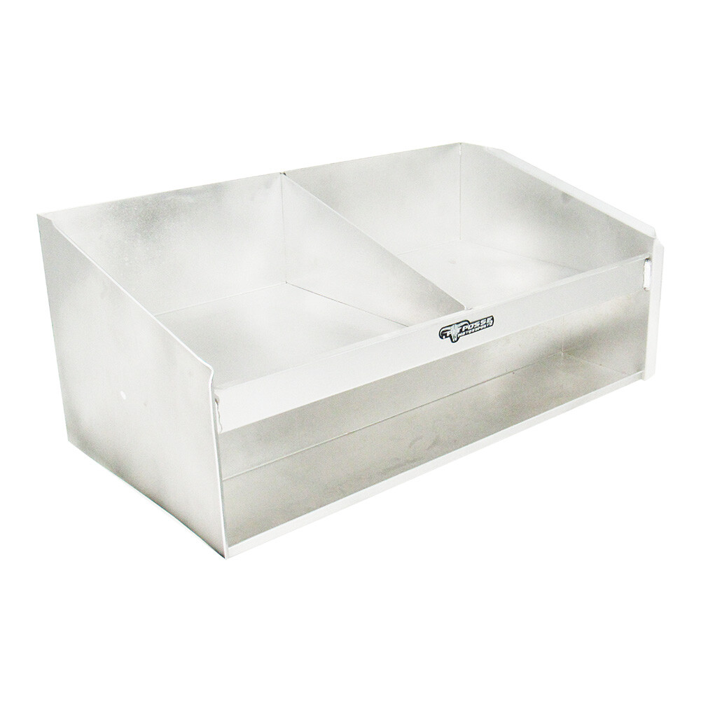 Pit Posse Trailer Cabinet Helmet Bay Double Mount with Shelf- Made in USA