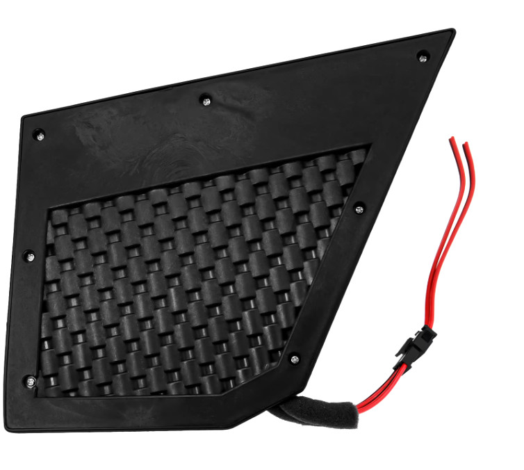 Midrange & Tweeter Dash Mount Housing Pods Boxes 2-Way Installation Kit Plastic