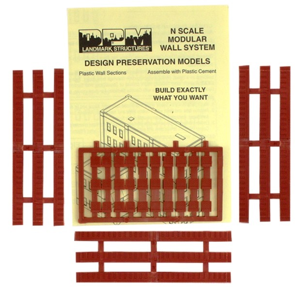 N Scale - 9 Cornices :"Modular System" DPM-60132