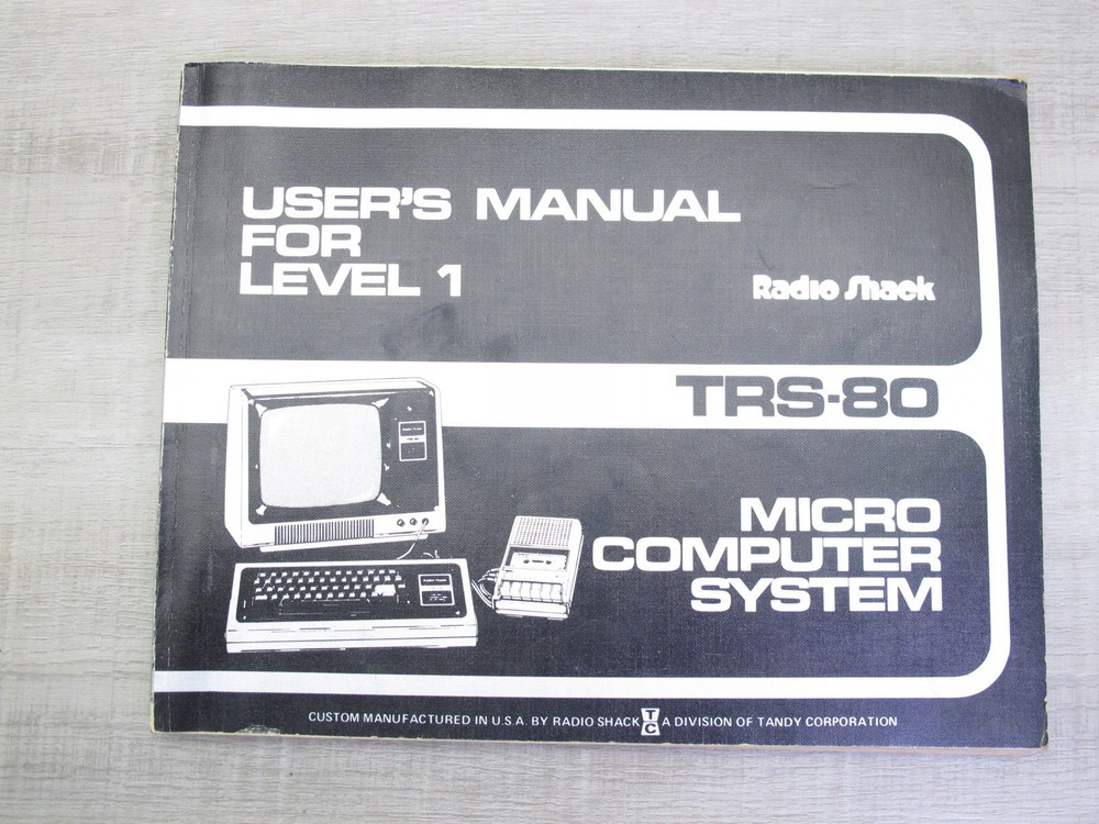 Radio Shack TRS-80 User Manual + BASIC Level II, BASIC Books