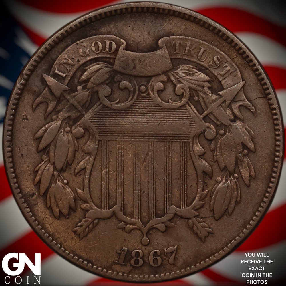1867 2 Cent Piece A2023