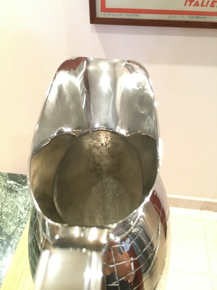 Vintage Rare Silver Plated Pitcher with Alligator Pattern