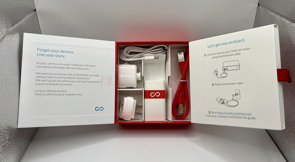 Lima Smart Cloud Sharing USB Device Kit - Blue and Red 2 (Two) Units!