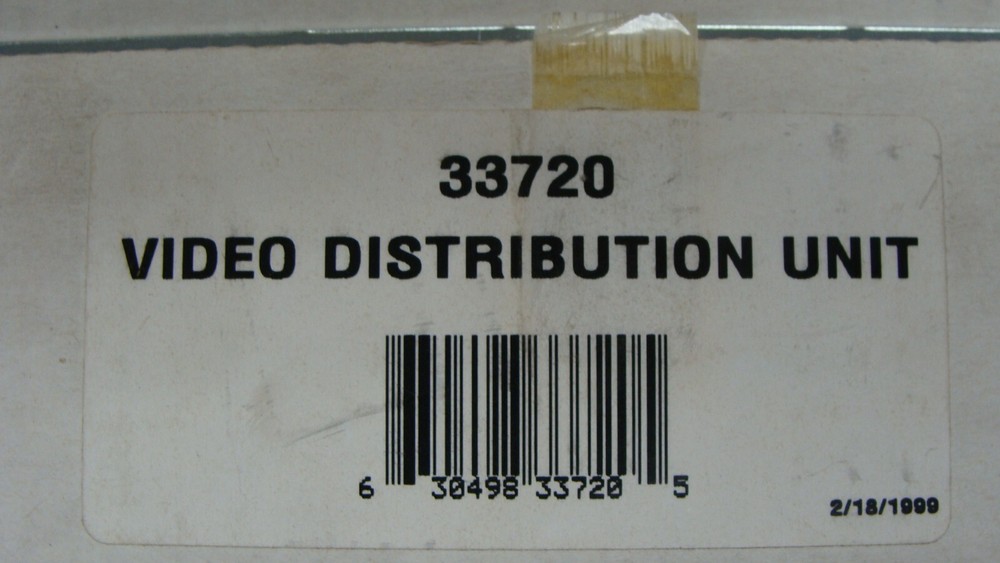 RCS Video Distribution Unit 33720 New NOS