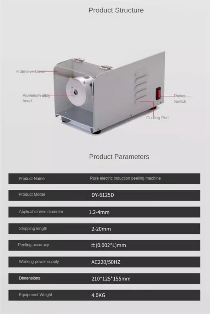 De-twisting Machine Electronic Wire Stripping and Twisting Wire Twisting Machine