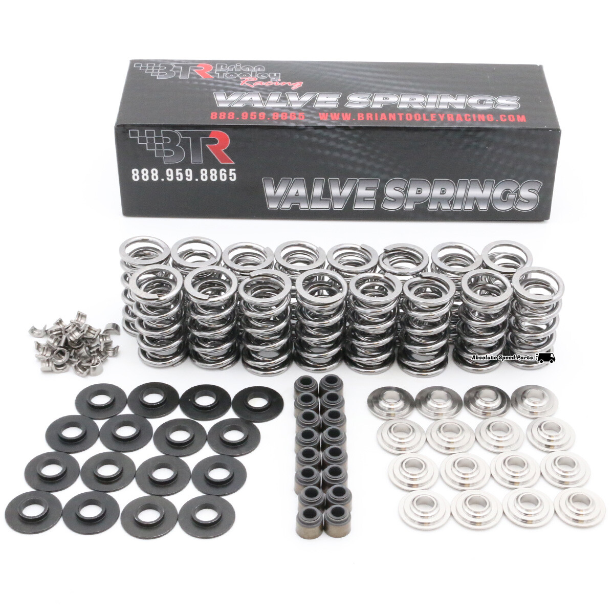 BRIAN TOOLEY BTR LS .660" Dual Valve Springs Kit + Ti Titanium Retainers SK001T