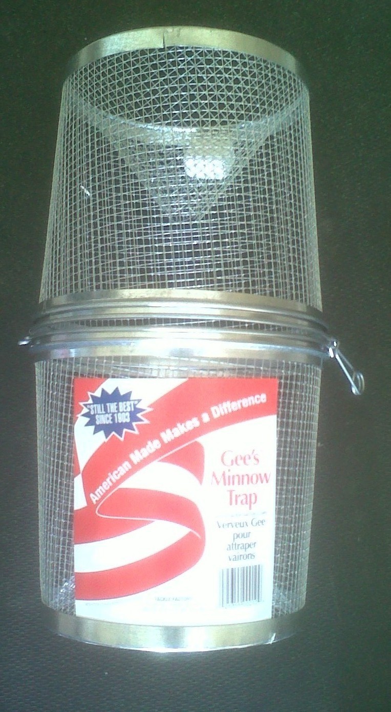 Gee's G40 Galvanized Minnow Trap, Killie Bait Fish Freshwater FREE SHIPPING