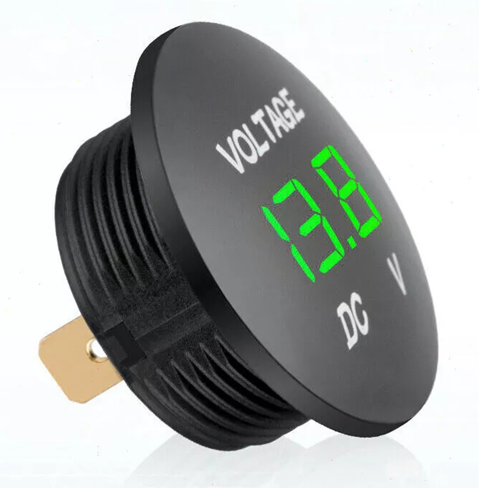 Mini Voltage Volt Meter for Motorcycle Car Use with Range 5-48V Digital Display