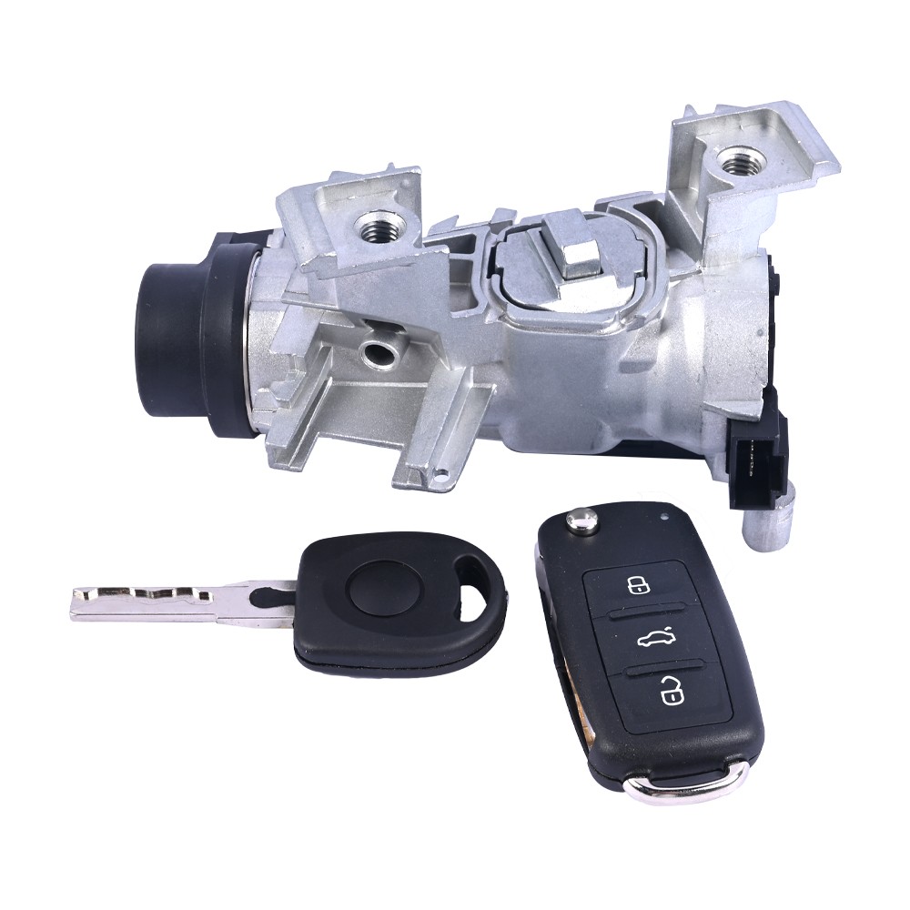 Ignition Switch Lock Assembly For VW Jetta 12-19 W/REMOTE Control KEY SHELL