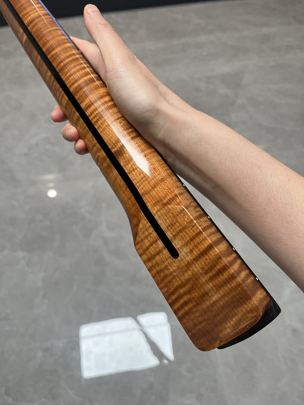 NEW Stainless Rosewood 22fret DIY Roasted Flame Maple electric guitar neck