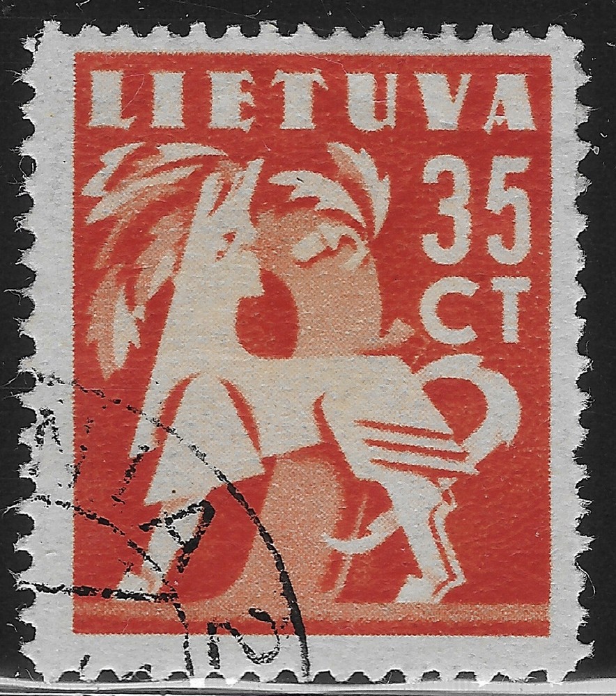 LITHUANIA 1940 PEACE DEFINITIVE ISSUE 35c MINT (FBX)