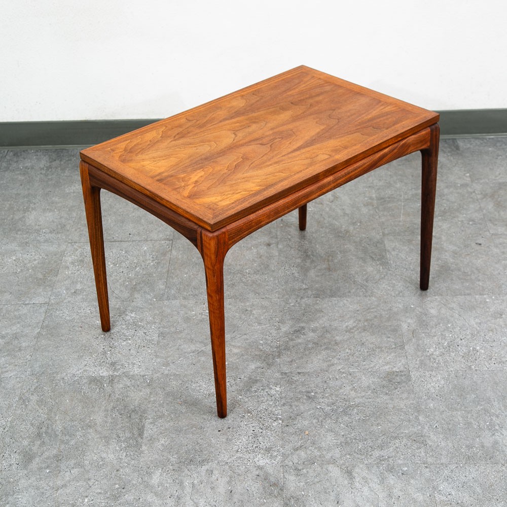 Mid Century Modern End Table Side Nightstand Restored Vintage Mcm Rectangular NM