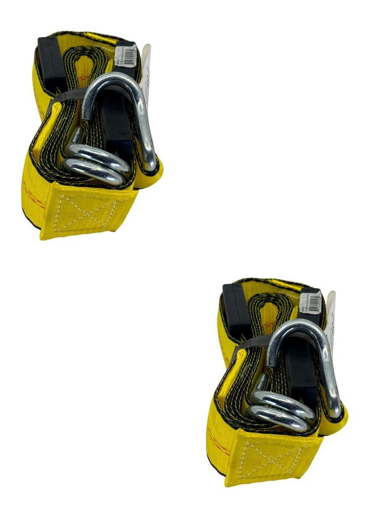 2"X12' Over the Tire Strap with Wire Hooks 2 Pack