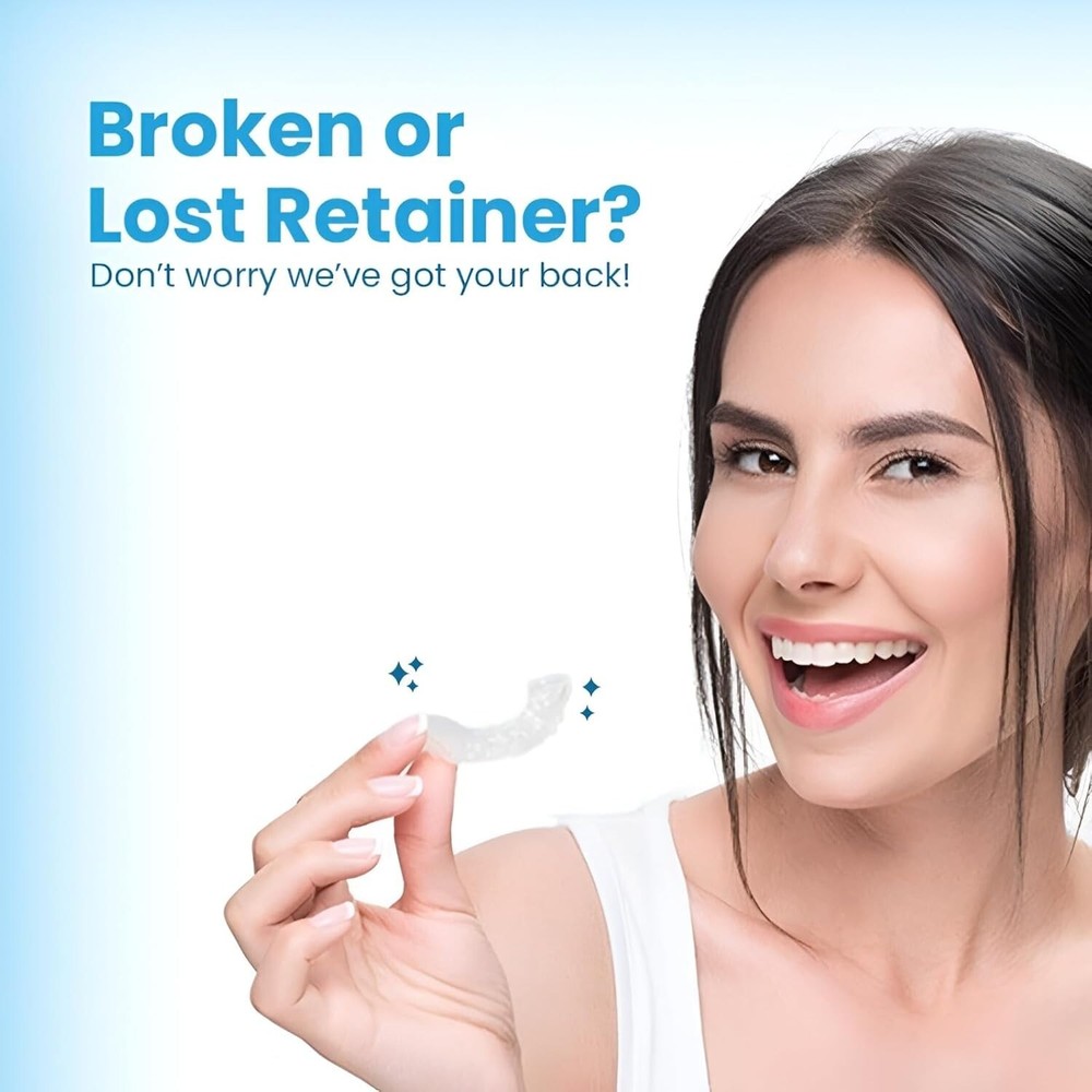 Custom Upper and Lower Teeth Retainer, Clear Dental Retainer for Teeth Stability