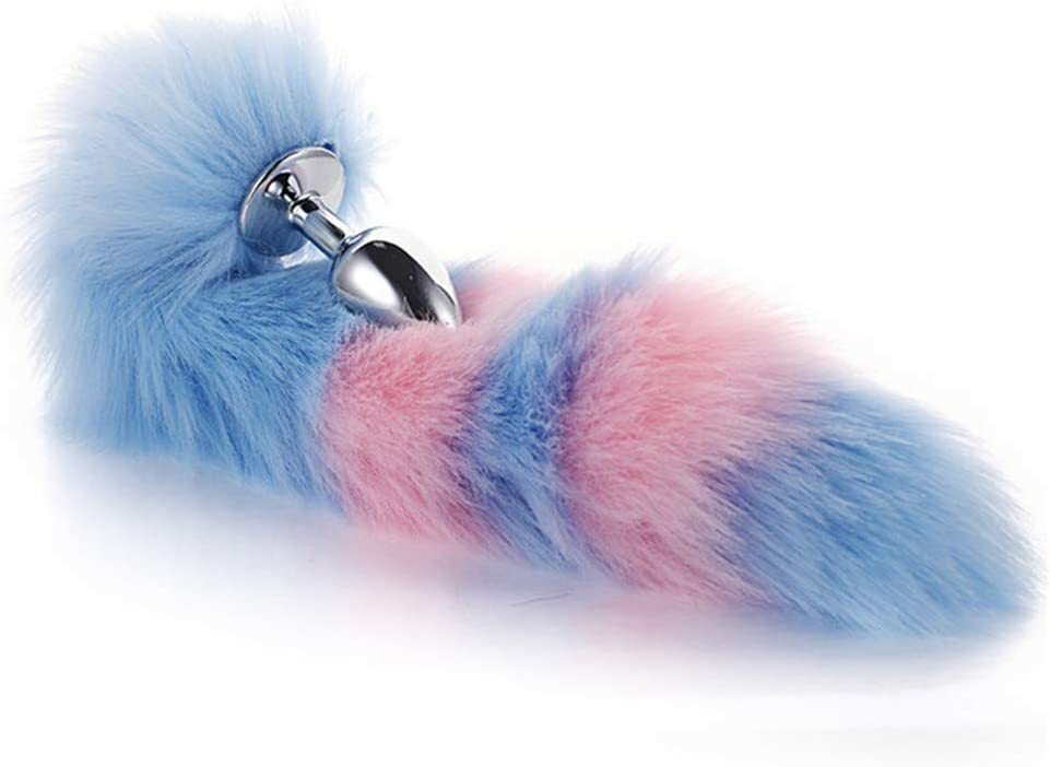 4pc Set Foxtail Buttplug Wolftail Furry Cat Ear Collar Anal Plug Cosplay Sex Toy