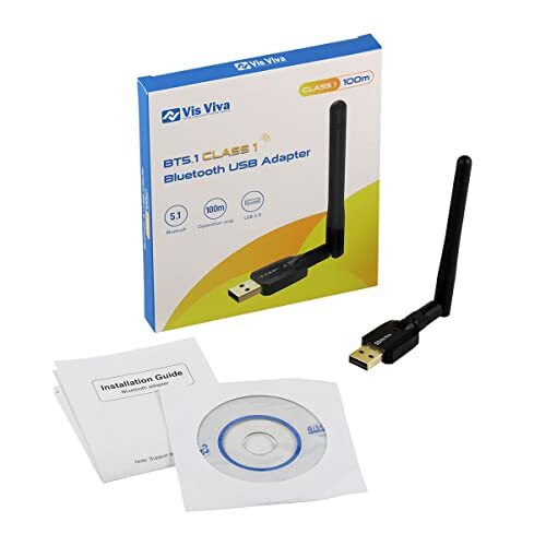 Long Range USB Bluetooth Adapter Wireless Bluetooth Transmitter for PC Desktop