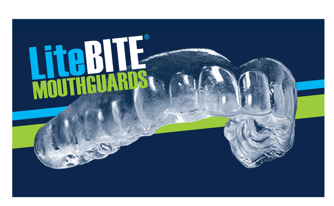 LiteBITE Mouthguard for Basketball, Hockey, Lacrosse, Sports, with Carry Case!