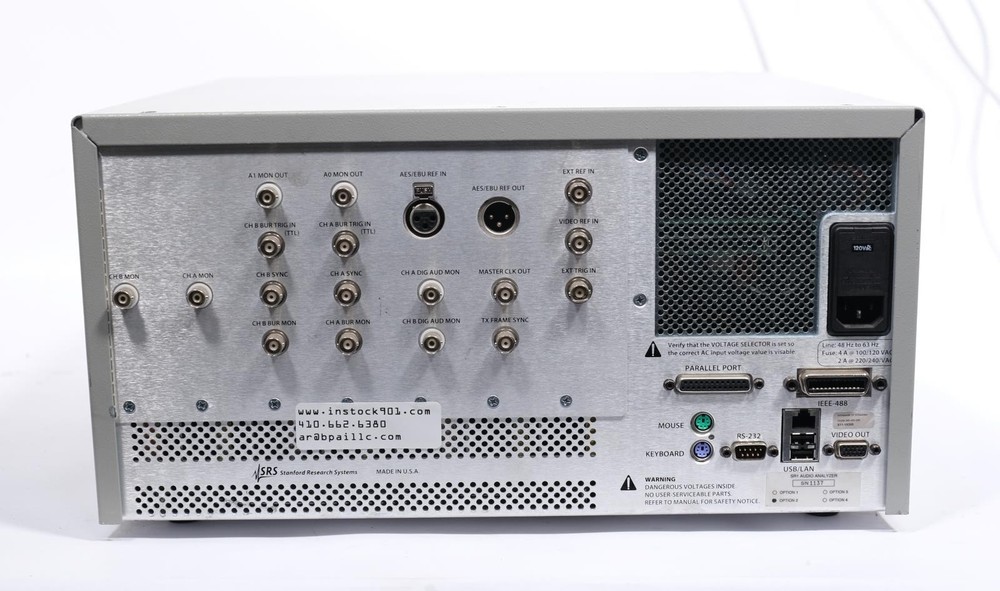 Stanford Research Systems SR1+ Audio Analyzer