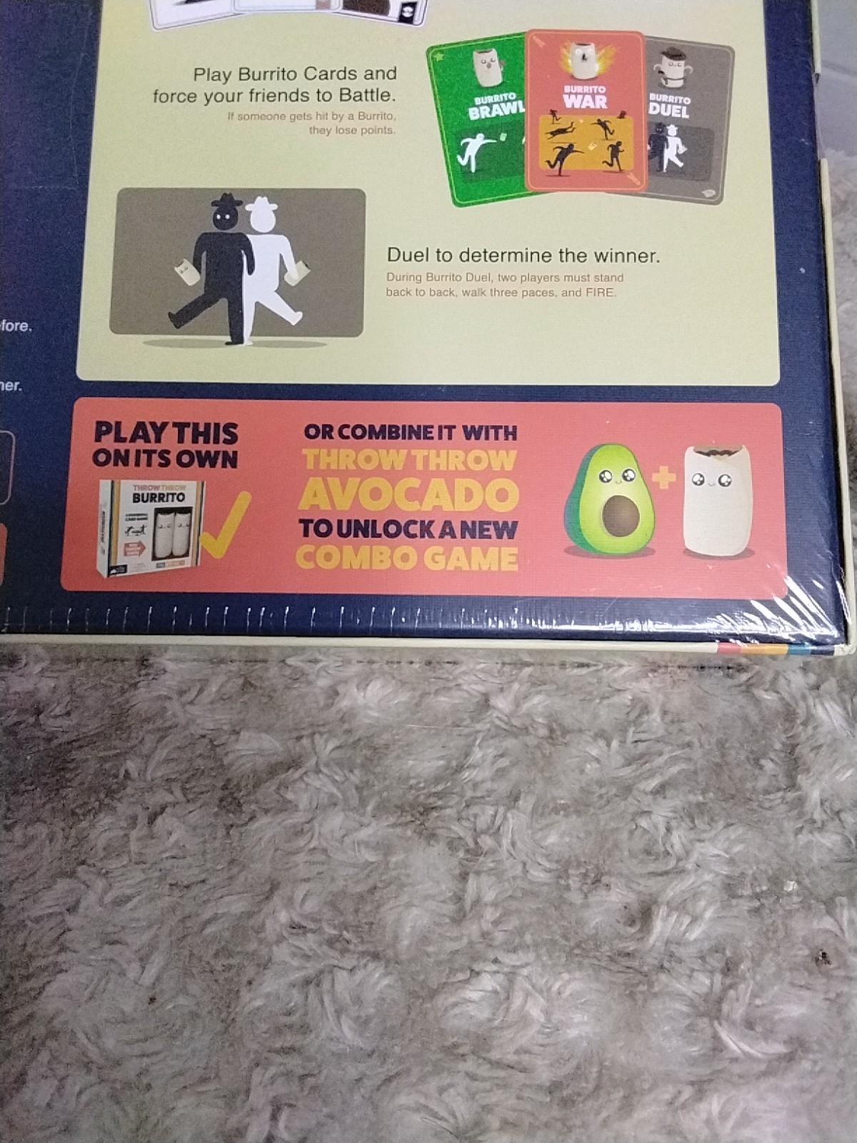 New: Throw Throw Burrito Dodgeball/ Card Game By Exploding Kittens. Party Game