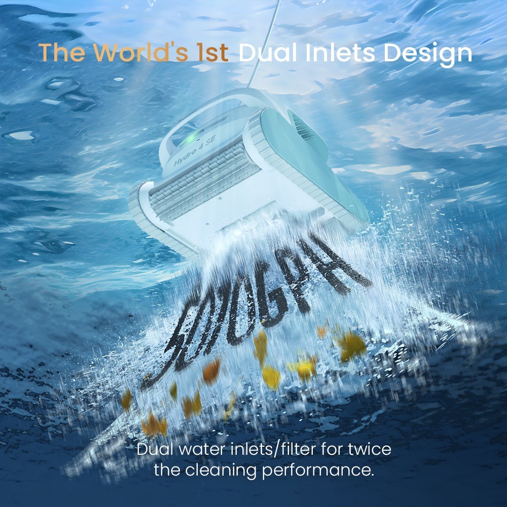 Poolmate Hydro 4 SE Corded Robotic Pool Cleaner Automatic Pool Vacuum