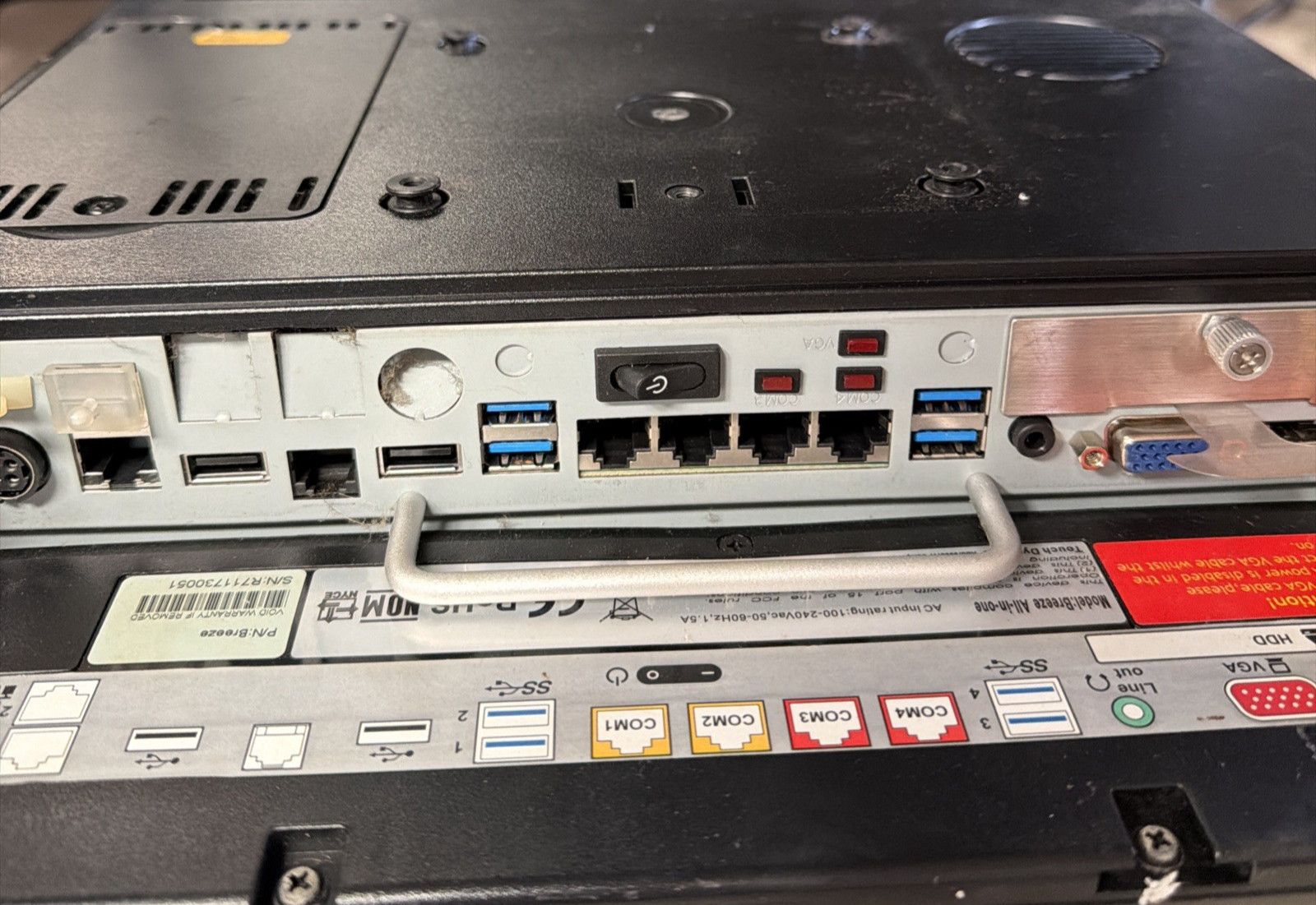 Lot of 4 Touch Dynamic Breeze All-In-One Touchscreen POS System