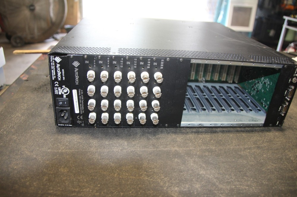 AutoPatch 3RU Modula Series with Multiple cards