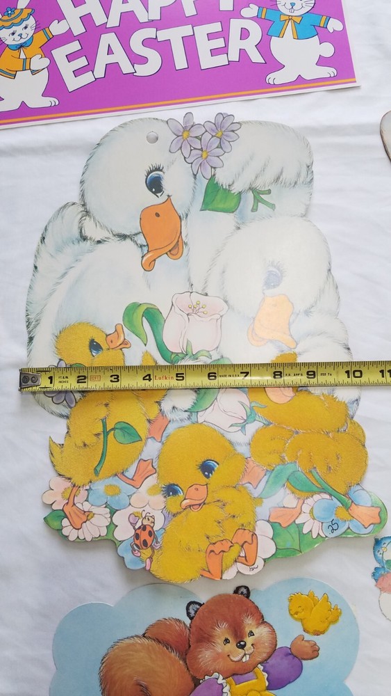 Lot Of Easter Die Cuts Some Flocked