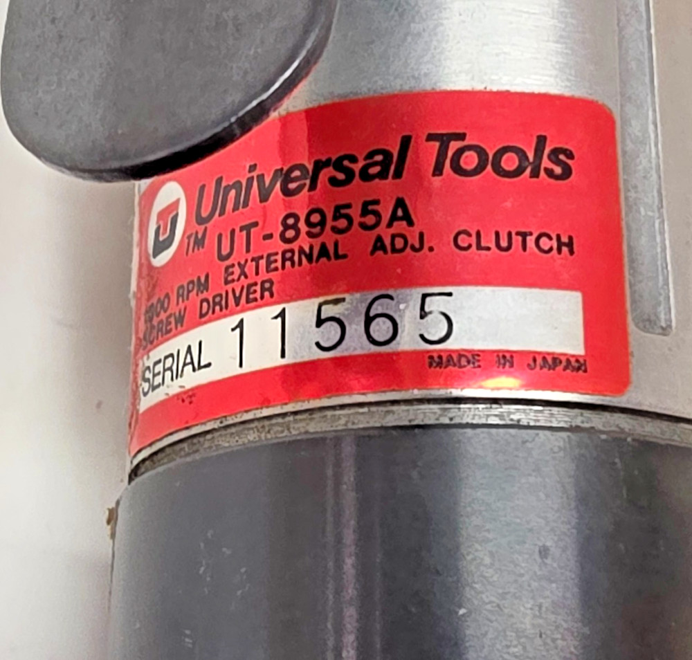 Universal Tools UT-8955A Adjustable Clutch Reversible Screwdriver NOS JAPAN