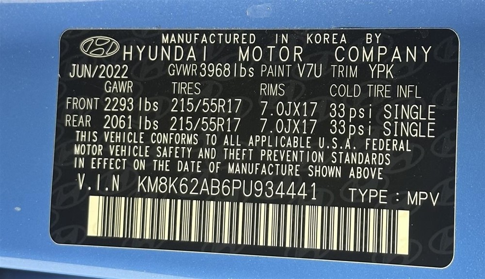 Camera/Projector Camera Windshield Mounted Fits 22-23 KONA 2786729