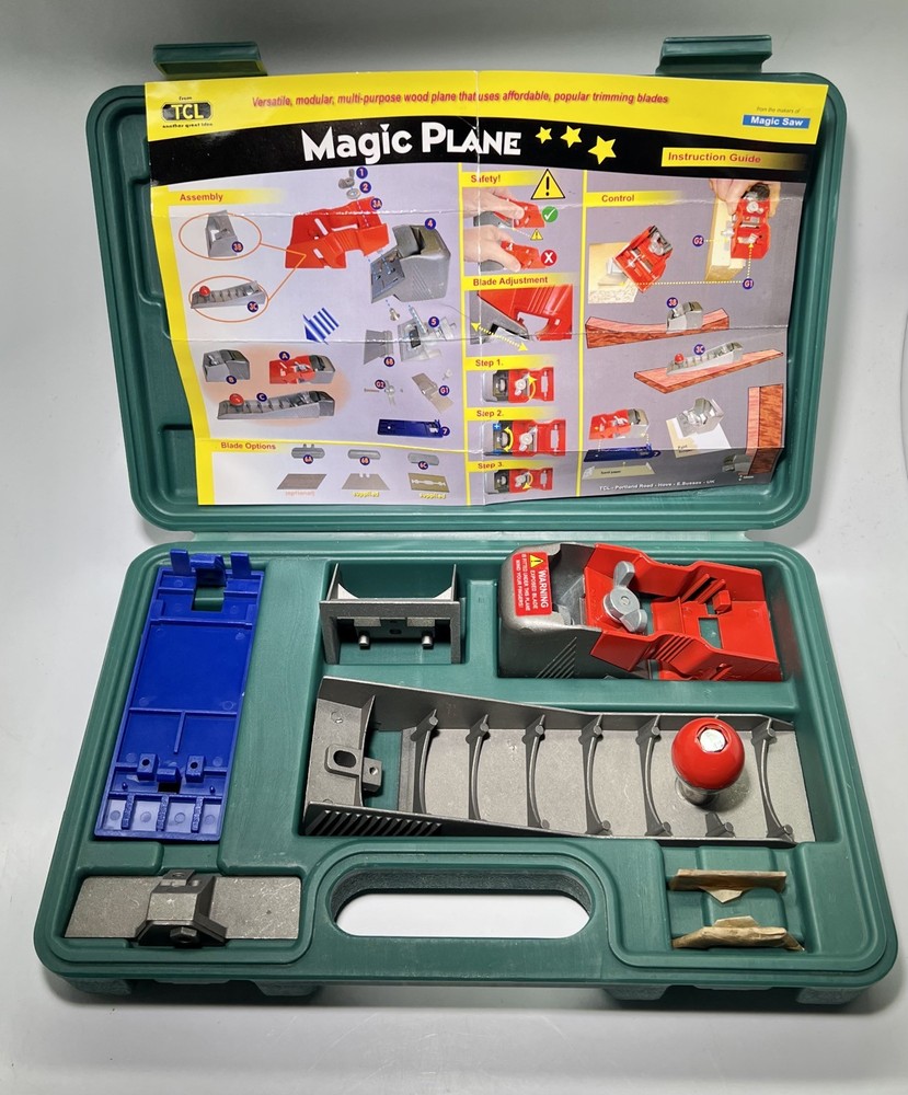 TLC Magic Plane Set with Case for Woodworking
