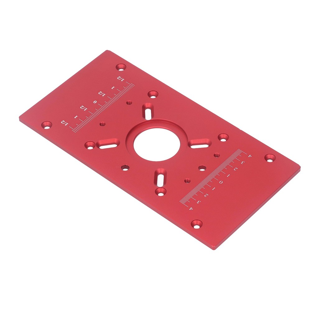Router Table Insert Plate Lift System Base Board Accessory For Woodworking Red