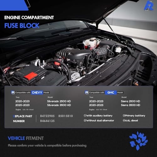 Battery Distribution Engine Compartment Fuse Block - Fit for Chevy Silverado