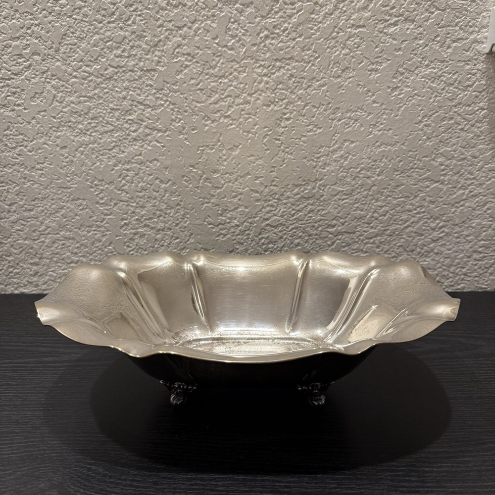 Reed & Barton Salem 1613 Rectangular Footed Vegetable Bowl Silverplate