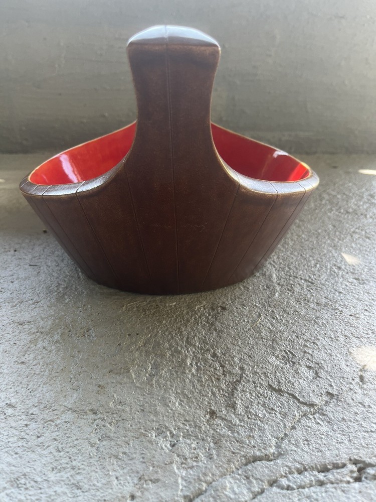 Vintage Viking Ship Style Serving Bowl