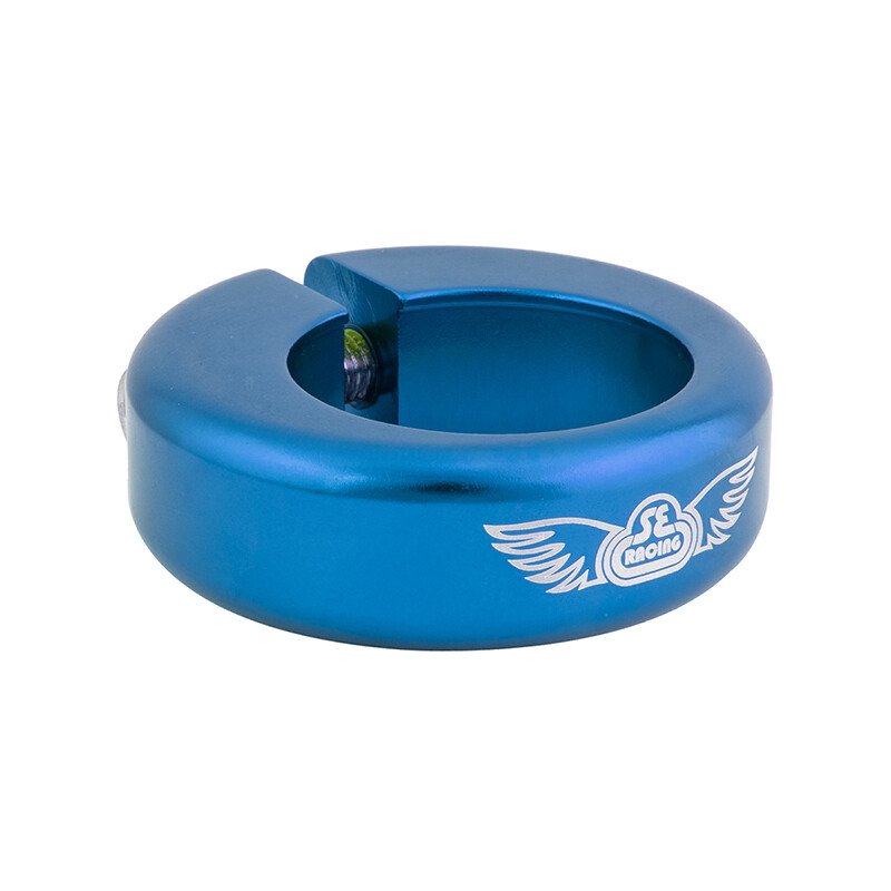 SE BIKES CHAMP CLAMP BMX SEAT POST CLAMP 31.8 BLUE
