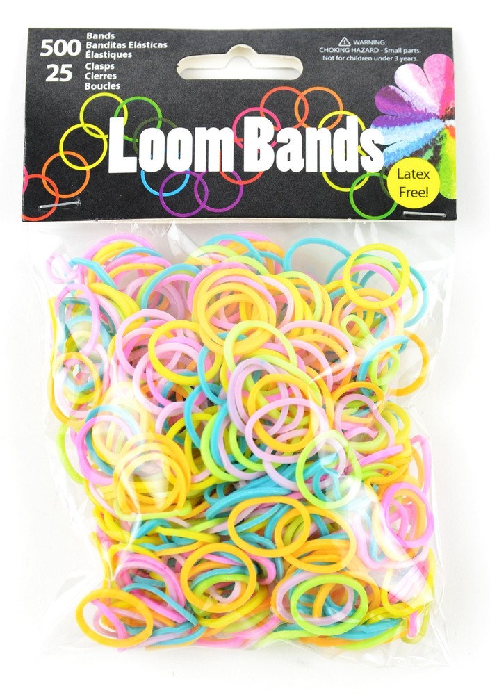 Touch of Nature 500 Value Pack Loom Bands, Assorted, Includes 25 Plastic...