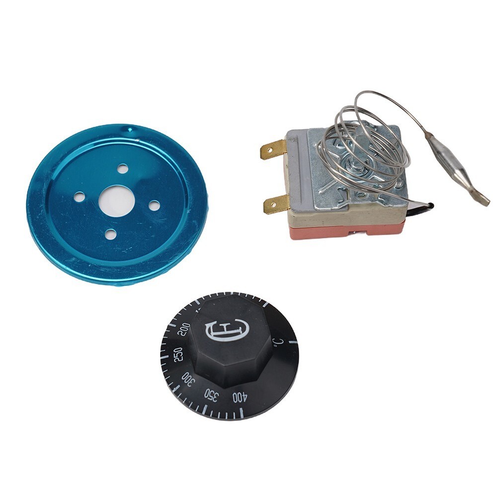 Electric Oven Thermostat Adjustable Temperature Controller Switch 50~400, 2-Pin