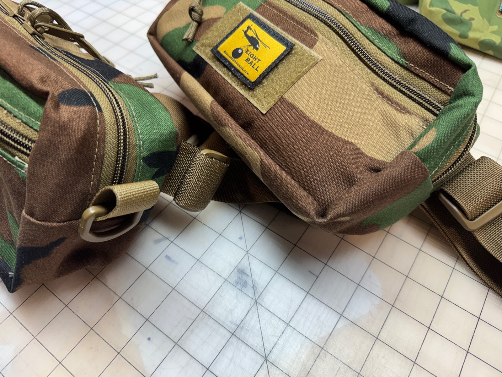 Eight Ball Gear M81 Woodland Tactical waist pouch / fanny pack / sling pack