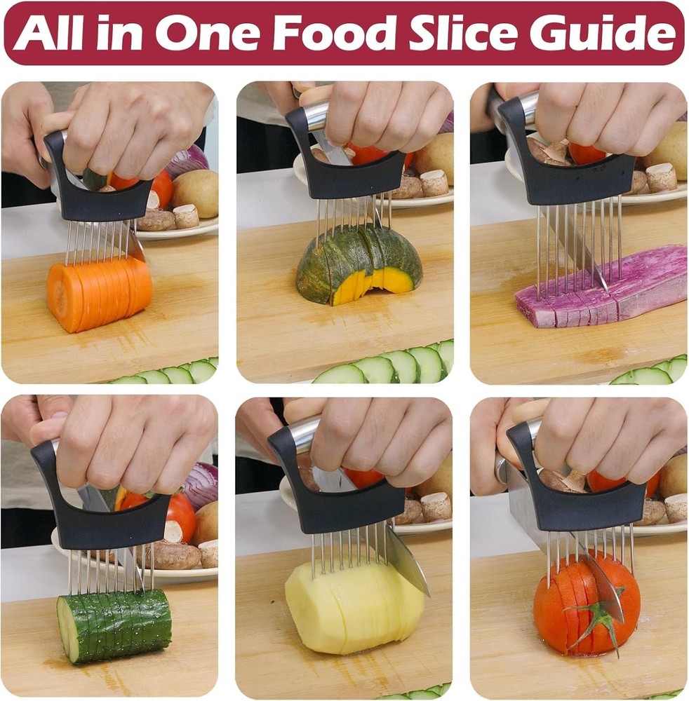 Versatile Multifunctional Onion Slicer - Precision Tool for Fruits & Vegetables