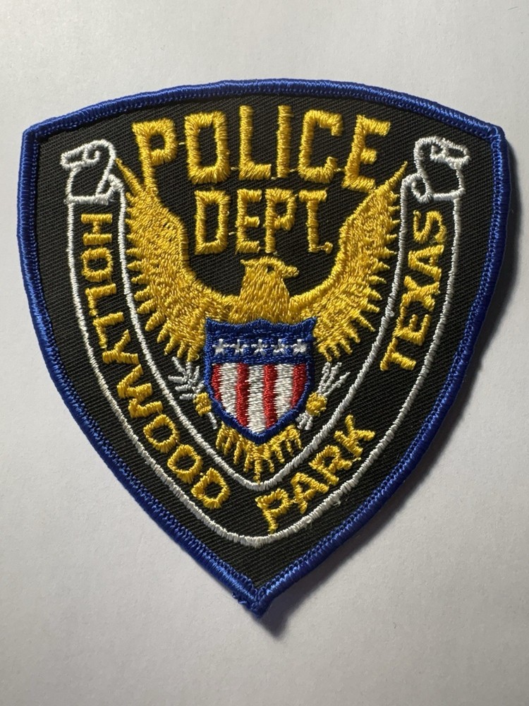Hollywood Park Texas Police Patch