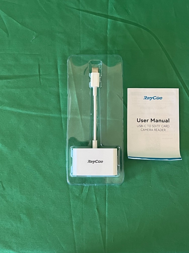 USB C to Micro SD TF Memory Card Reader, 3-in-1 USB Camera Card Reader Adapter